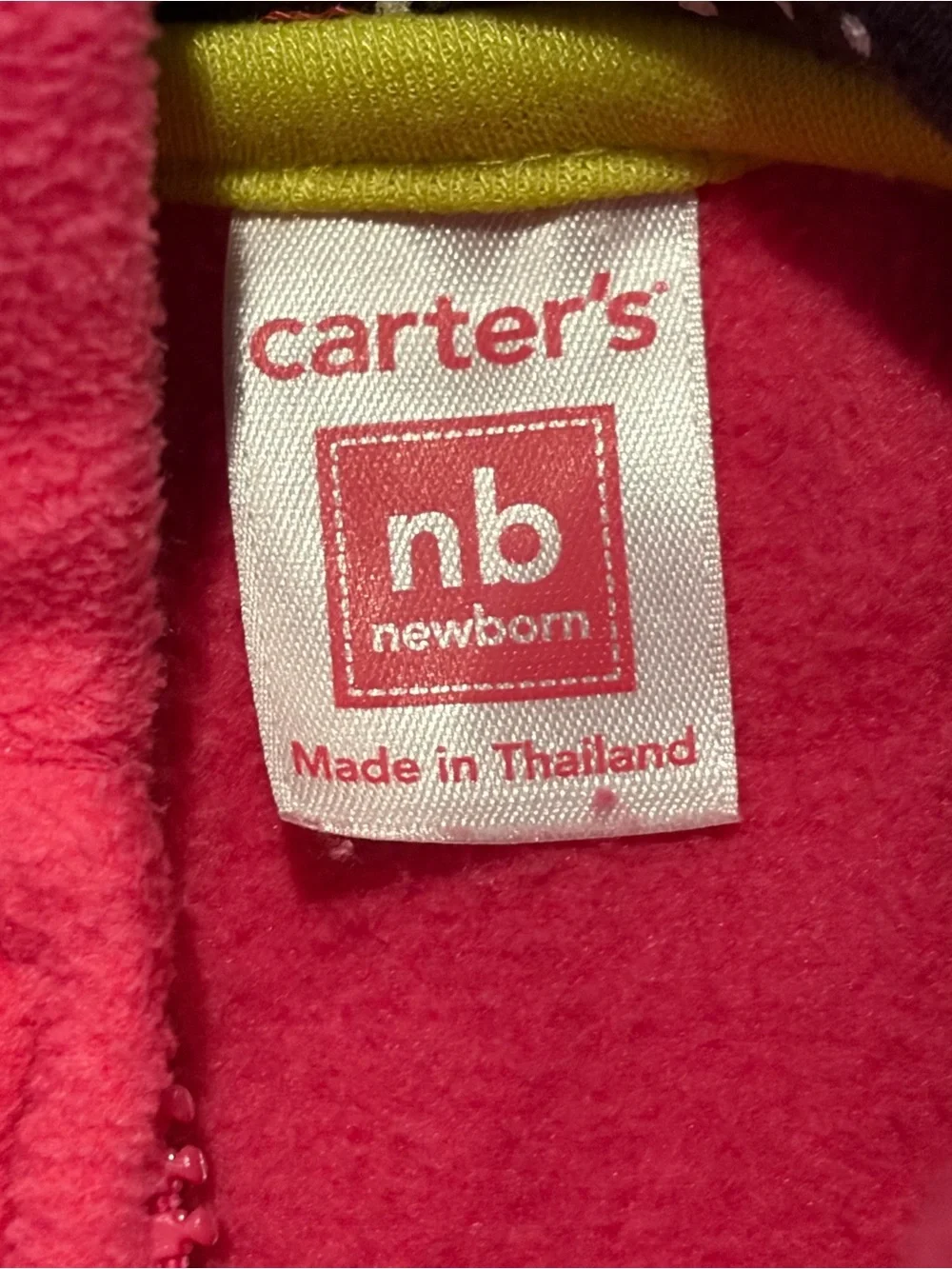 Carter’s Newborn Girls Fleece Hoodie & Floral Pants Set